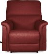 10-737/D148707/RECL Burgundy Manual Reclina-Rocker Recliner - Oscar