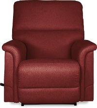 10-737/D148707/RECL Burgundy Manual Reclina-Rocker Recliner - Oscar