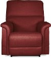 1HR-737/D148707/PRCL Burgundy ReclineXR+ Reclina-Rocker Power Recliner - Oscar
