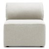1500961 Gray Armless Modular Patio Chair - Big Joe Lux