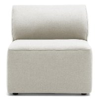 1500961 Gray Armless Modular Patio Chair - Big Joe Lux