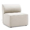 1500961 Gray Armless Modular Patio Chair - Big Joe Lux-2