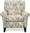 29-492/G151550/FN021 Cream and Black High Leg Recliner - Thorne