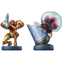 WIU NVL E AR2A Nintendo 2 Pack Samus Aran and Metroid amiibo (Metroid Series)