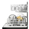 WDF130PAHB Whirlpool Black 24 in. Front Control Built-In Tall Tub Dishwasher with the 1-Hour Wash Cycle-7