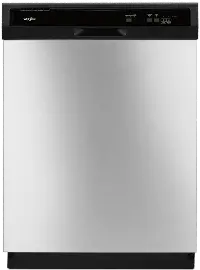 WDF130PAHS Whirlpool Front Control Dishwasher - Stainless Steel