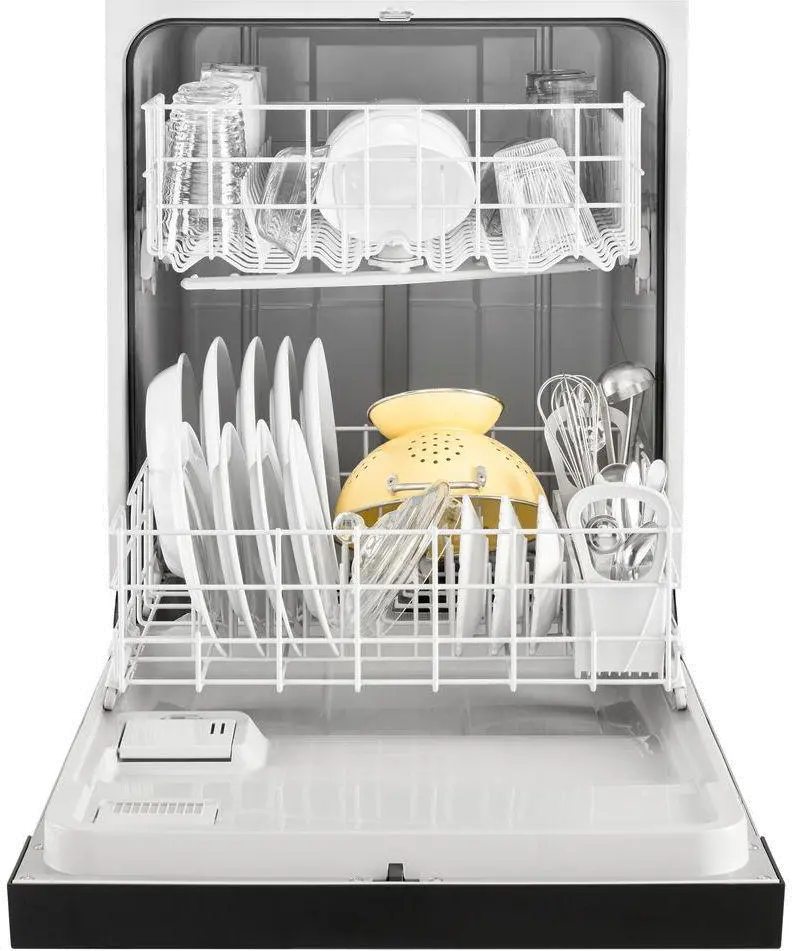 WDF130PAHS Whirlpool Front Control Dishwasher - Stainless Steel-2