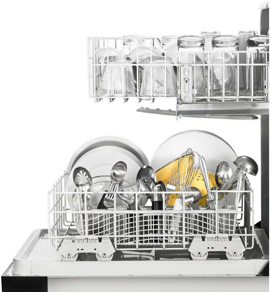 WDF130PAHS Whirlpool Front Control Dishwasher - Stainless Steel-3