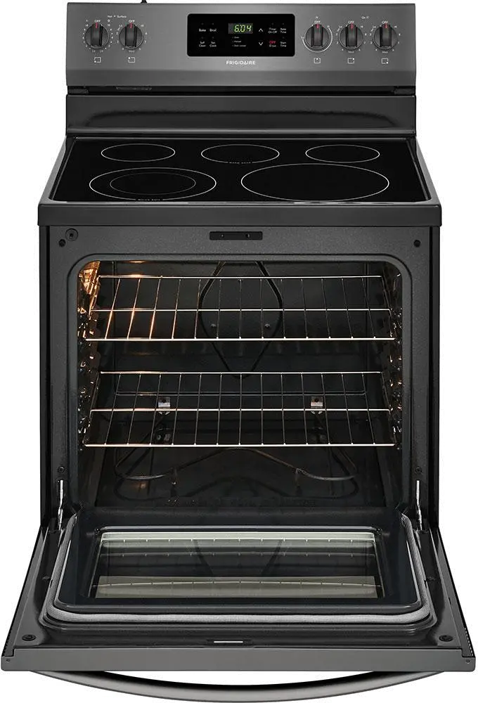 FFEF3054TD Frigidaire 30 Inch Electric Range - 5.3 cu. ft. Black Stainless Steel-2