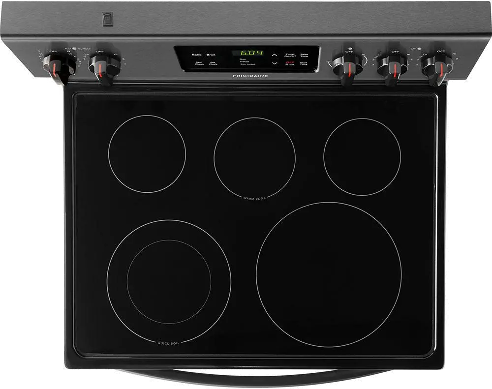 FFEF3054TD Frigidaire 30 Inch Electric Range - 5.3 cu. ft. Black Stainless Steel-3