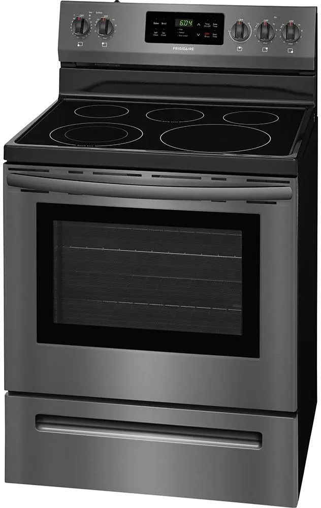 FFEF3054TD Frigidaire 30 Inch Electric Range - 5.3 cu. ft. Black Stainless Steel-4