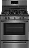FFGF3054TD Frigidaire 5.0 cu ft Gas Range - Black Stainless Steel