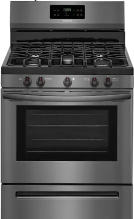 FFGF3054TD Frigidaire Gas Range with Quick Boil - 5.0 cu. ft. Black Stainless Steel-1