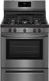 FFGF3054TD Frigidaire Gas Range with Quick Boil - 5.0 cu. ft. Black Stainless Steel