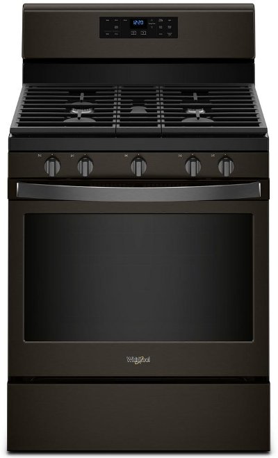 WFG525S0HV Whirlpool 5.0 cu. ft. Gas Range - Black Stainless Steel