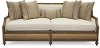 Magnolia Home Furniture Linen & Burlap Sofa - Foundation