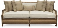 Magnolia Home Furniture Linen & Burlap Sofa - Foundation