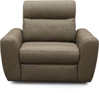 CB3E-T1/V636C Taupe Leather-Match Power Recliner - Robert