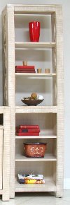 Clearance Antique White Transitional Bookshelf - Phoenix