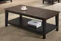 Farmhouse Black and Brown Coffee Table