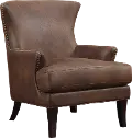 Nola Java Brown Accent Chair