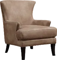 Nola Light Brown Accent Chair