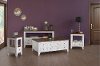 Distressed White and Brown Chair Side Table-2
