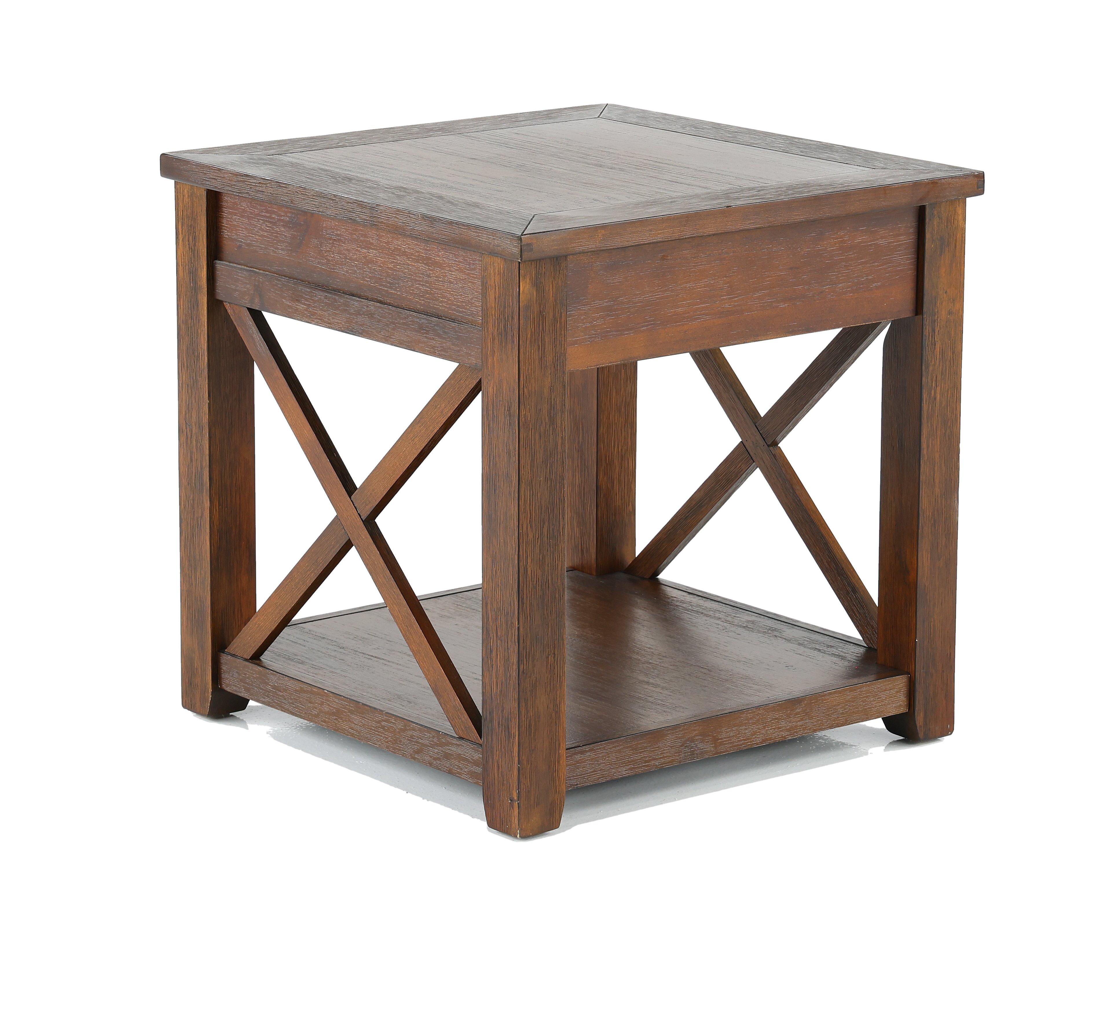 Lenka Rustic Mocha Brown Coffee Table-1
