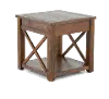 Lenka Rustic Mocha Brown End Table