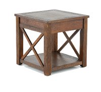 Rustic Mocha Brown Coffee Table - Lenka