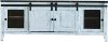 68 Inch Modern Distressed White TV Stand
