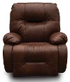 Brown Leather-Match Medium Scale Power Rocker Recliner - Brinley2-2