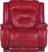Marsala Red Leather-Match Power Lift Chair - Cresent