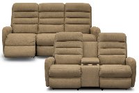 KIT Khaki Reclina-Way Full Manual Reclining Sofa & Loveseat - Forum