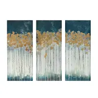Midnight Forest Canvas Wall Art - Set of 3