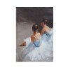 Dance with Me Hand Embellished Canvas Wall Art
