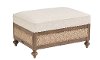 Magnolia Home Furniture Linen & Burlap Ottoman - Foundation