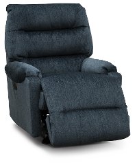 Navy Blue Small Scale Manual Rocker Recliner - Sedgefield