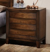 Rustic Modern Oak Nightstand - Kelton