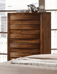 Rustic Modern Oak Chest of Drawers - Kelton