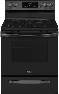 FGEF3036TB Frigidaire Gallery 30 inch 5.4 cu. ft. Single Oven Electric Range with Self-Cleaning Convection Oven - Black