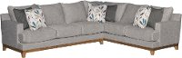 Contemporary Gray 2 Piece Sectional Sofa with LAF Sofa - Dayton
