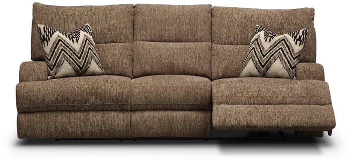 Brown Power Reclining Sofa - Brindle
