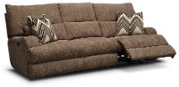 Brown Power Reclining Sofa - Brindle-3