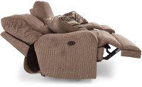 Brown Power Reclining Sofa - Brindle-5