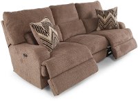Brown Power Reclining Sofa - Brindle-6