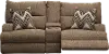 Brindle Brown Power Loveseat
