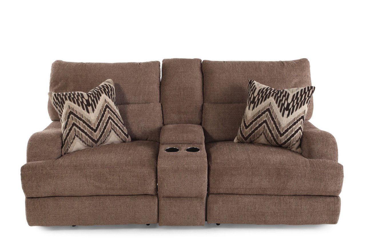 Brown Power Loveseat - Brindle-6