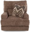 Casual Contemporary Brown Power Recliner - Brindle