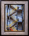 Clearance Yellow Stair Railings Framed Wall Art